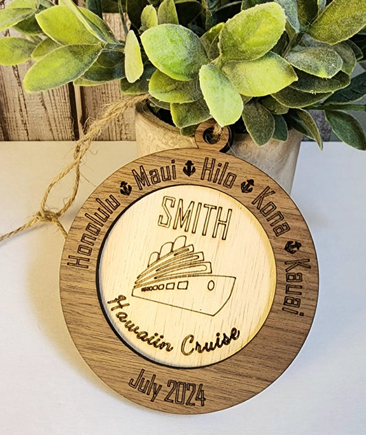 Two Toned Cruise Keepsake